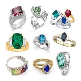 Natural Gemstone Rings