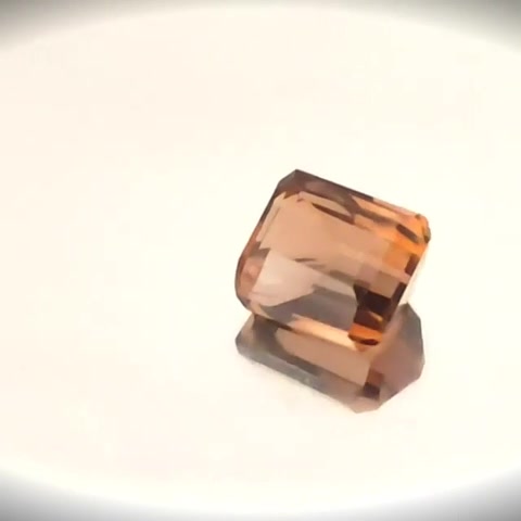 0.96ct Octagon Cut Pastel Pinkish Orange Tourmaline - Premium Jewelry from Dazzling Delights - Just $37.95! Shop now at Dazzling Delights