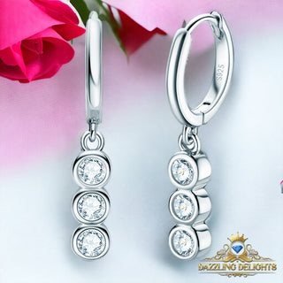 0.6ct Moissanite Drop Earrings - Premium Jewelry from Dazzling Delights - Just $78.75! Shop now at Dazzling Delights