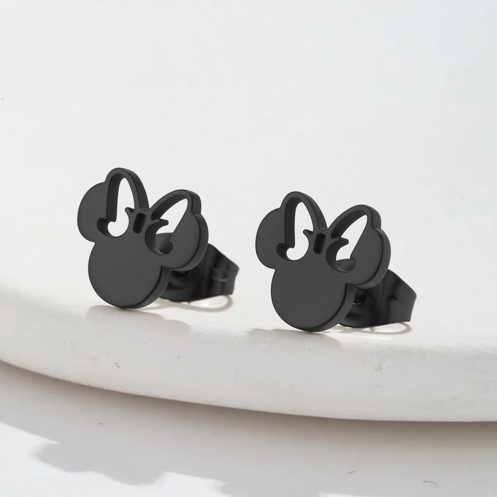 Brincos de titânio Minnie Mouse