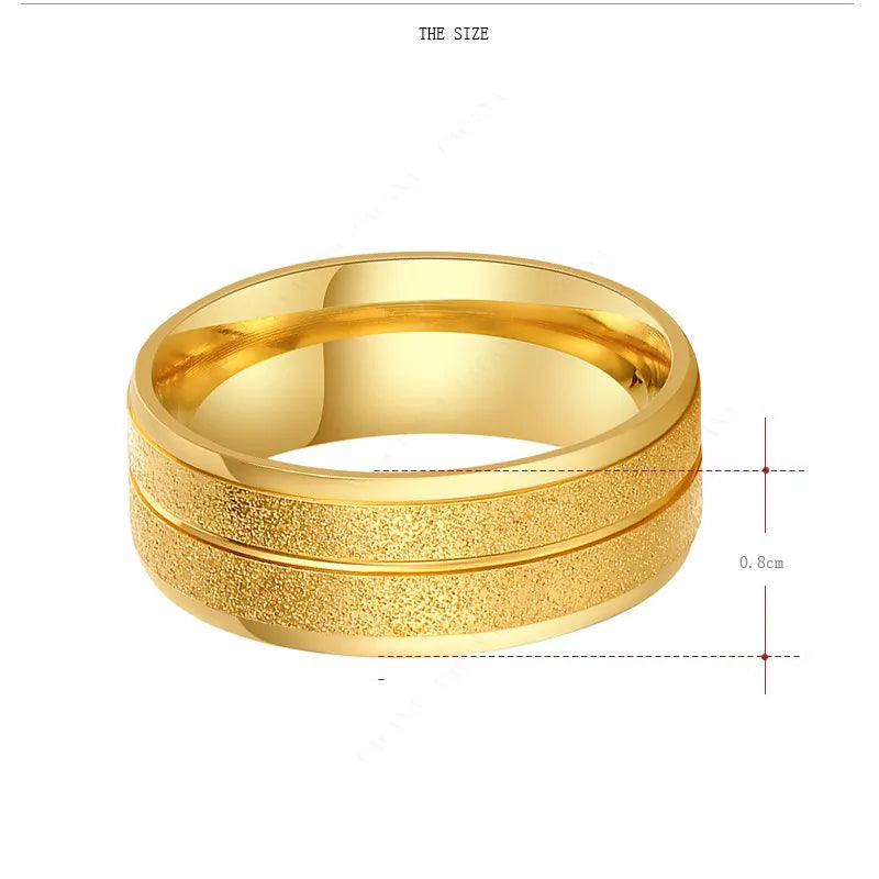 Titanium 8mm Wedding Band - Premium Jewelry from Dazzling Delights - Just $29.95! Shop now at Dazzling Delights