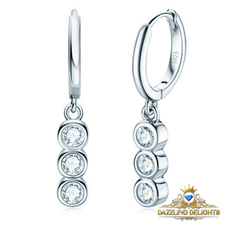 0.6ct Moissanite Drop Earrings - Premium Jewelry from Dazzling Delights - Just $78.75! Shop now at Dazzling Delights