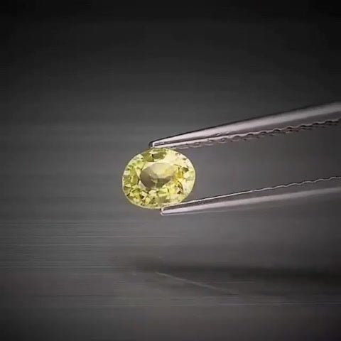 0.37ct Oval Cut Yellow Sapphire - Premium Jewelry from Dazzling Delights - Just $28.95! Shop now at Dazzling Delights