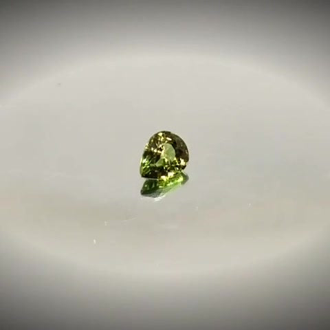 0.43ct Pear Cut Green Sapphire - Premium Jewelry from Dazzling Delights - Just $51.95! Shop now at Dazzling Delights