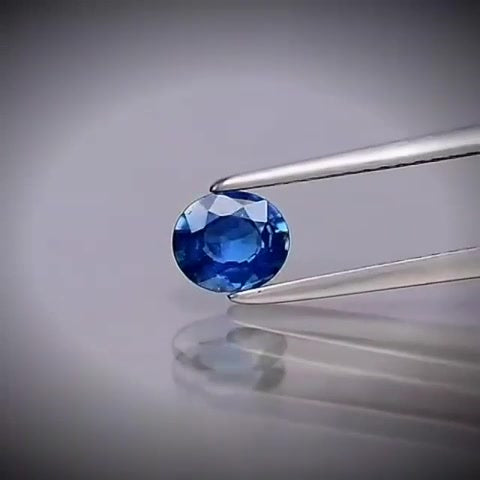 0.53ct Oval Cut Blue Sapphire - Premium Jewelry from Dazzling Delights - Just $61.95! Shop now at Dazzling Delights