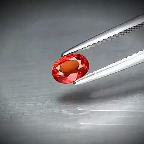 0.71ct Oval Cut Vivid Orange Sapphire - Premium Jewelry from Dazzling Delights - Just $58.95! Shop now at Dazzling Delights