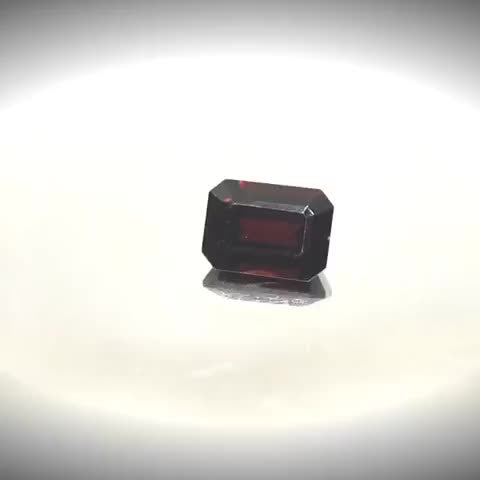 1.38ct Emerald Cut Deep Blood Red Garnet - Premium Jewelry from Dazzling Delights - Just $70.95! Shop now at Dazzling Delights