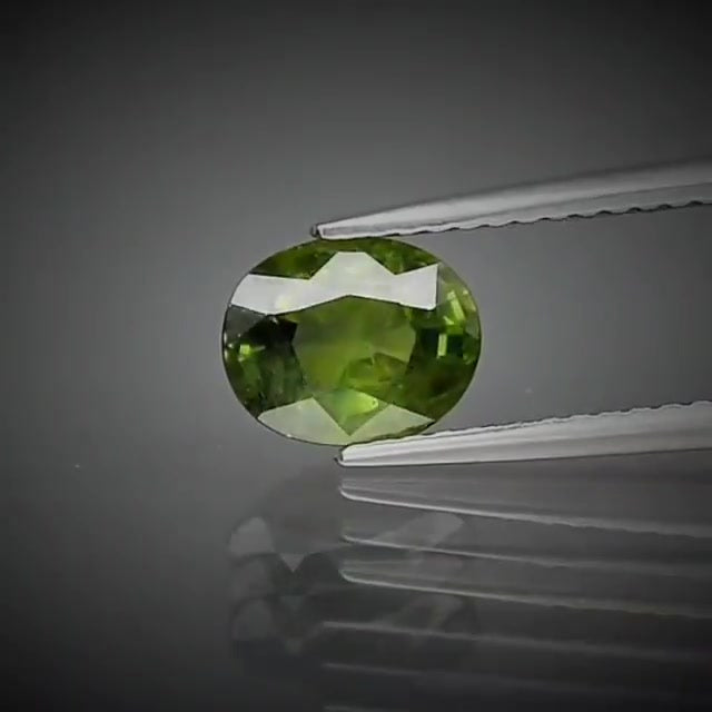 1.46ct Oval Cut Green Sapphire - Premium Jewelry from Dazzling Delights - Just $122.95! Shop now at Dazzling Delights