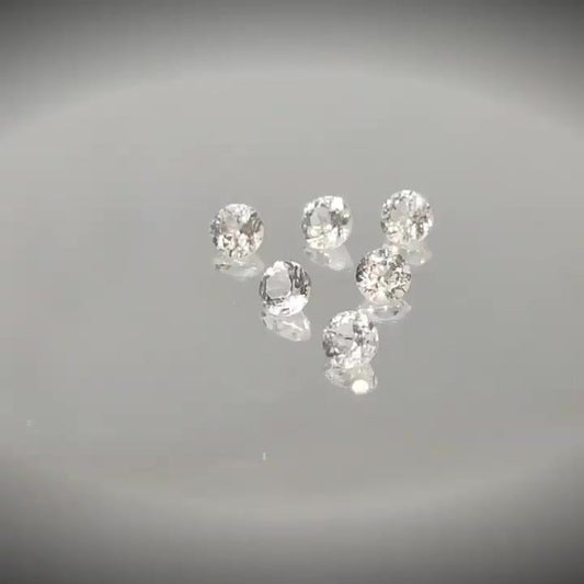 12 Pointer Round Cut White Topaz - Premium Jewelry from Dazzling Delights - Just $3.95! Shop now at Dazzling Delights