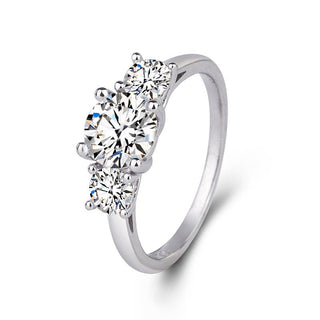 2ct Moissanite Trilogy Ring - Premium Jewelry from Dazzling Delights - Just $65.62! Shop now at Dazzling Delights