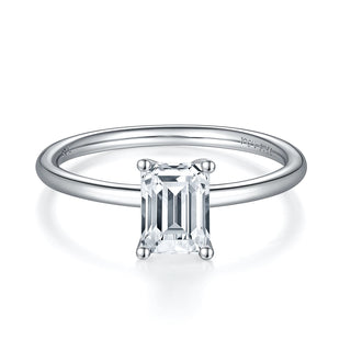 Emerald Cut Solitaire Moissanite Engagement Ring - Premium Jewelry from Dazzling Delights - Just $78.75! Shop now at Dazzling Delights