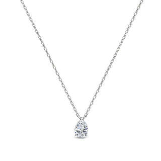 Pear Cut Moissanite Drop Pendant Necklace - Premium Jewelry from Dazzling Delights - Just $73.50! Shop now at Dazzling Delights