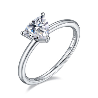 Trillion Cut Solitaire Moissanite Engagement Ring - Premium Jewelry from Dazzling Delights - Just $78.75! Shop now at Dazzling Delights