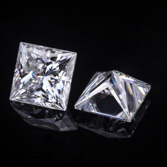 Princess Cut Moissanites - Premium Jewelry from Dazzling Delights - Just $77.95! Shop now at Dazzling Delights