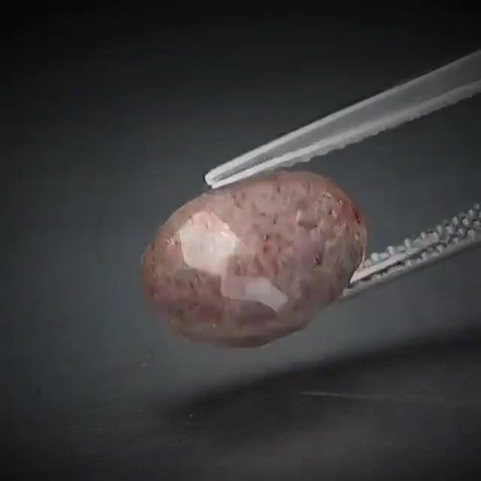 3.94ct Oval Cut Strawberry Quartz - Premium Jewelry from Dazzling Delights - Just $46.95! Shop now at Dazzling Delights