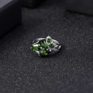 "The Silver Leaf" 2.12ct Natural Chrome Diopside Ring - Premium Jewelry from Dazzling Delights - Just $58.50! Shop now at Dazzling Delights