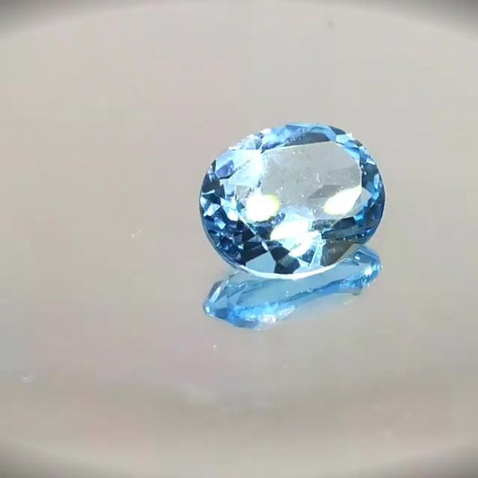 4.17ct Oval Cut Sky Blue Topaz - Premium Jewelry from Dazzling Delights - Just $40.95! Shop now at Dazzling Delights