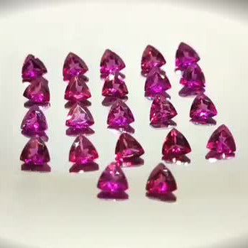 6.20ct 22pcs Trillion Cut Neon Purple Rhodolite Garnet Lot - Premium Jewelry from Dazzling Delights - Just $92.95! Shop now at Dazzling Delights