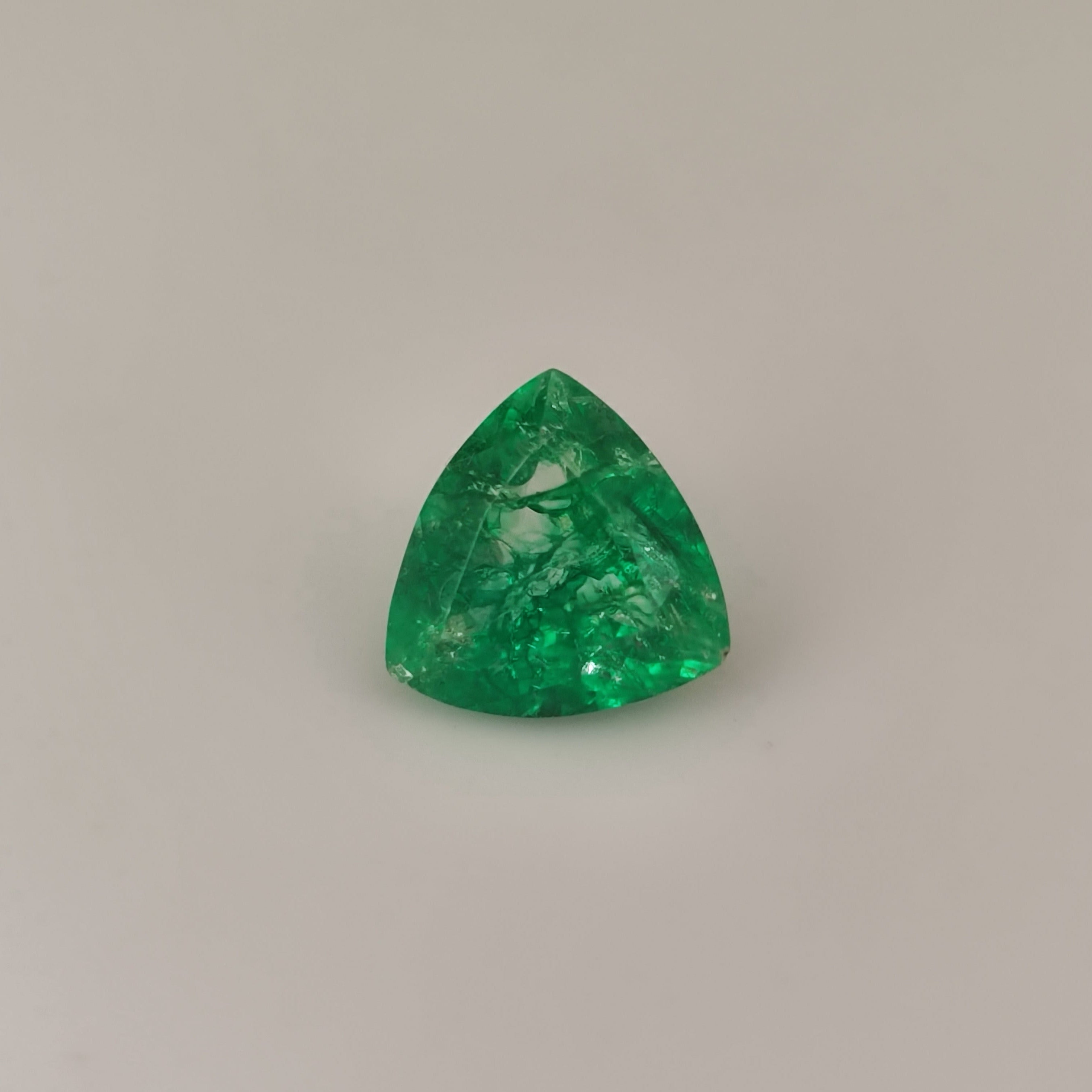 7 79ct Trillion Cut Green Crackle Quartz By Dazzling Delights 7-79ct-trillion-cut-green-crackle-quartz-by-dazzling-delights