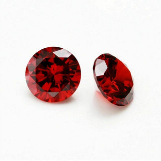 Garnet Red Moissanites - Premium Jewelry from Dazzling Delights - Just $52.50! Shop now at Dazzling Delights