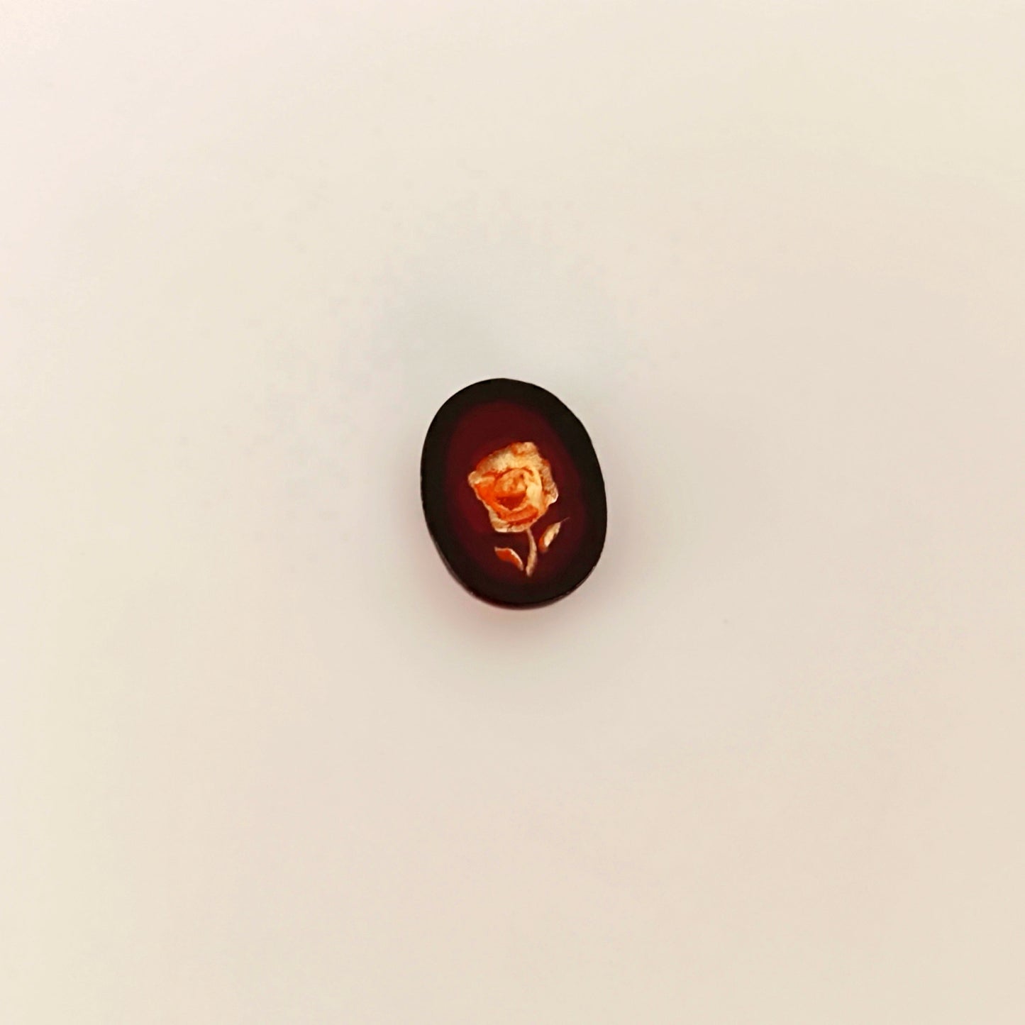 Beautifully Carved Amber Oval Cabochon - Premium Jewelry from Dazzling Delights - Just $28.95! Shop now at Dazzling Delights