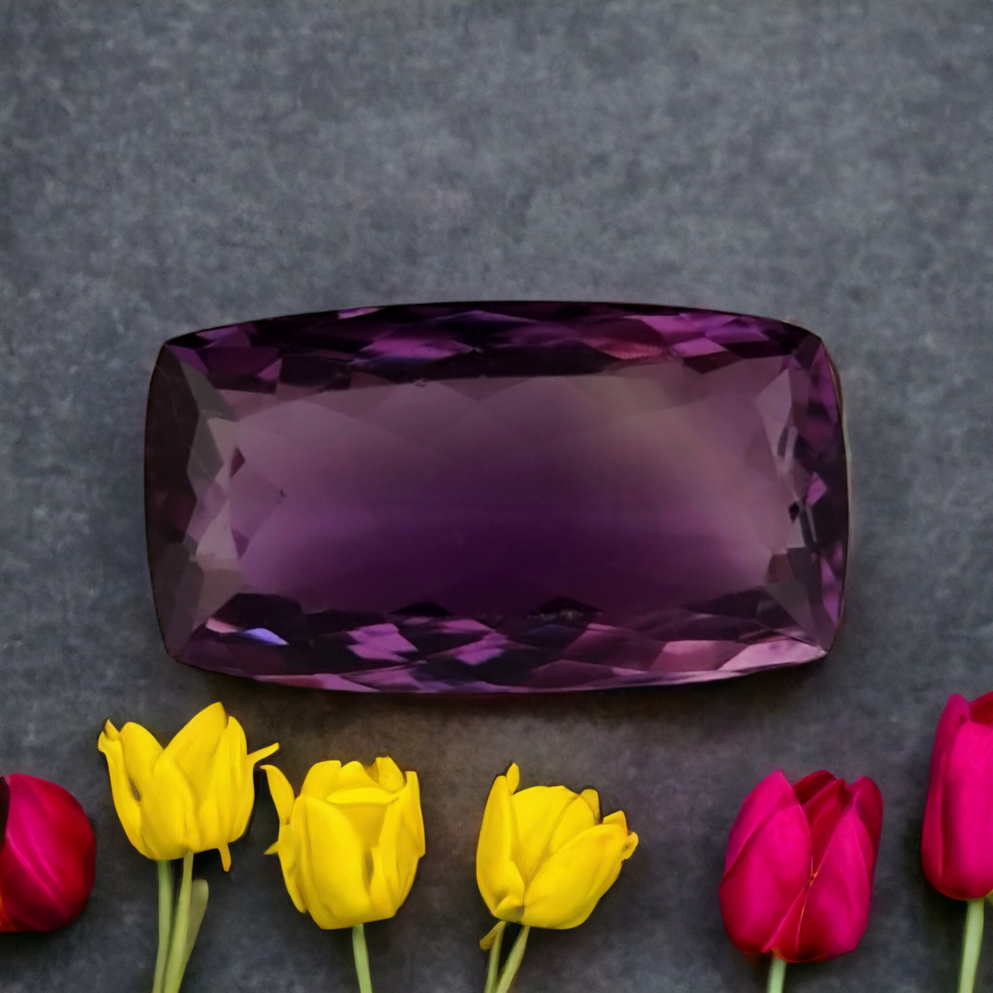 15.16ct Cushion Cut Vivid Purple Amethyst - Premium Jewelry from Dazzling Delights - Just $92.95! Shop now at Dazzling Delights