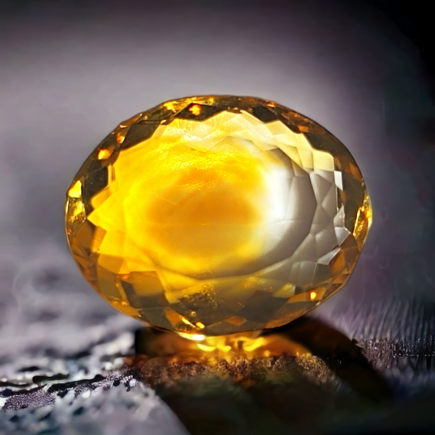 5.83ct Oval Cut Two-Tone Citrine - Premium Jewelry from Dazzling Delights - Just $40.95! Shop now at Dazzling Delights