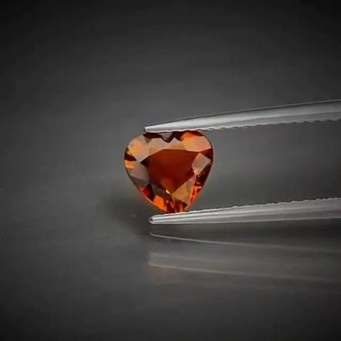 0.66ct Heart Cut Reddish Orange Tourmaline - Premium Jewelry from Dazzling Delights - Just $61.95! Shop now at Dazzling Delights