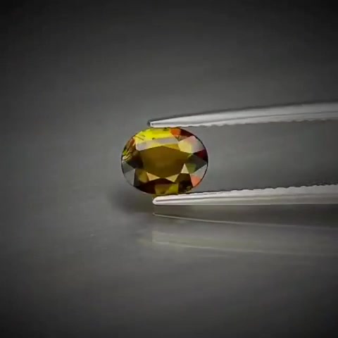 0.66ct Oval Cut Bi-Colour Yellow-Red Tourmaline - Premium Jewelry from Dazzling Delights - Just $61.95! Shop now at Dazzling Delights
