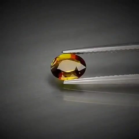 0.66ct Oval Cut Bi-Colour Yellow-Red Tourmaline - Premium Jewelry from Dazzling Delights - Just $61.95! Shop now at Dazzling Delights