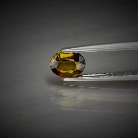 0.66ct Oval Cut Bi-Colour Yellow-Red Tourmaline - Premium Jewelry from Dazzling Delights - Just $61.95! Shop now at Dazzling Delights