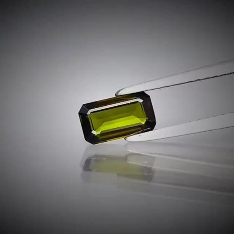 0.69ct Octagon Cut Olive Green Tourmaline - Premium Jewelry from Dazzling Delights - Just $46.95! Shop now at Dazzling Delights