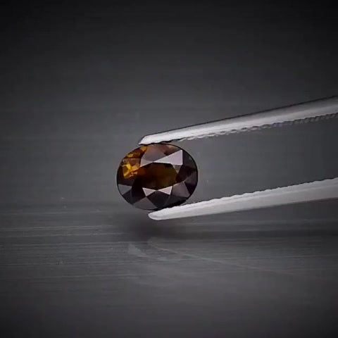 0.85ct Oval Cut Brownish Yellow Tourmaline - Premium Jewelry from Dazzling Delights - Just $40.95! Shop now at Dazzling Delights