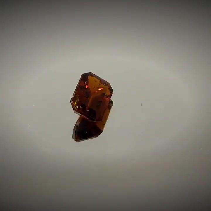 0.88ct Emerald Cut Deep Burnt-Orange Tourmaline - Premium Jewelry from Dazzling Delights - Just $49.95! Shop now at Dazzling Delights