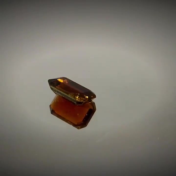 0.88ct Emerald Cut Deep Burnt-Orange Tourmaline - Premium Jewelry from Dazzling Delights - Just $49.95! Shop now at Dazzling Delights