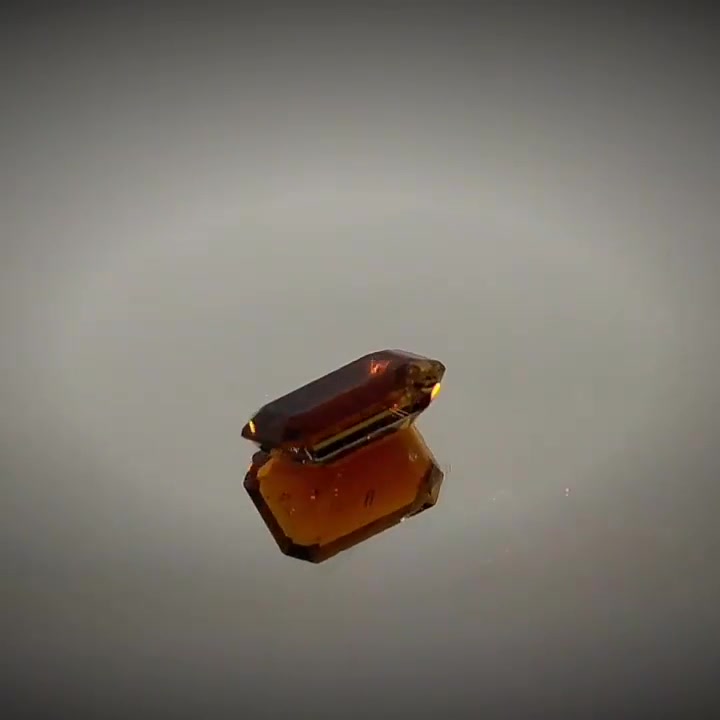 0.88ct Emerald Cut Deep Burnt-Orange Tourmaline - Premium Jewelry from Dazzling Delights - Just $49.95! Shop now at Dazzling Delights