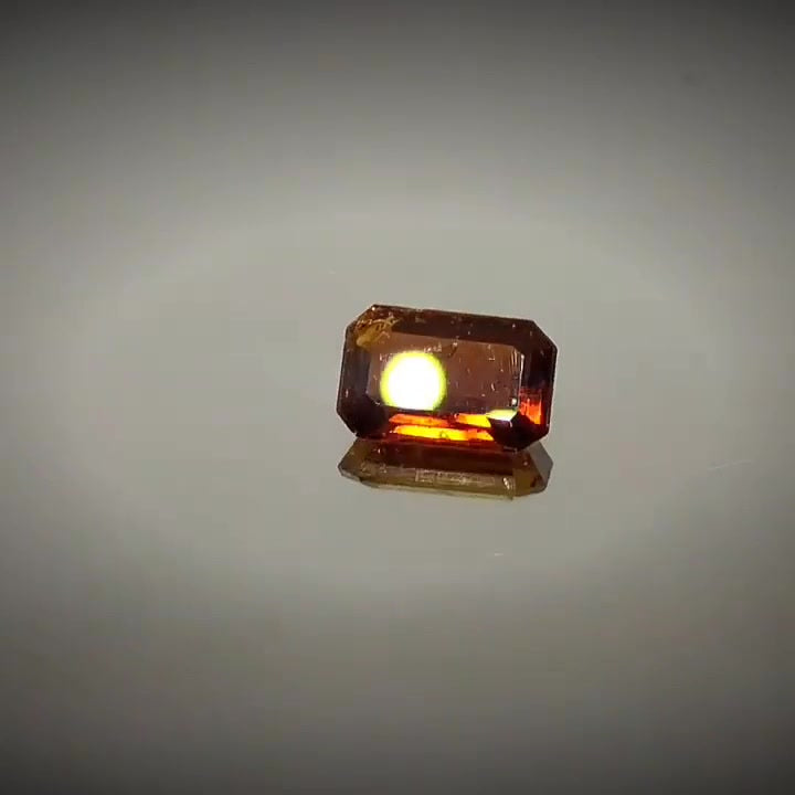 0.88ct Emerald Cut Deep Burnt-Orange Tourmaline - Premium Jewelry from Dazzling Delights - Just $49.95! Shop now at Dazzling Delights