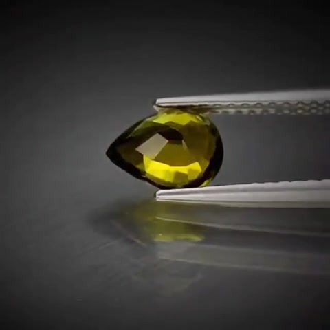 0.88ct Pear Cut Yellowish Green Tourmaline - Premium Jewelry from Dazzling Delights - Just $61.95! Shop now at Dazzling Delights