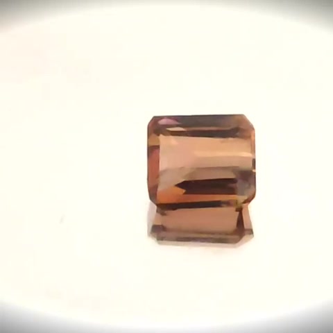 0.96ct Octagon Cut Pastel Pinkish Orange Tourmaline - Premium Jewelry from Dazzling Delights - Just $37.95! Shop now at Dazzling Delights