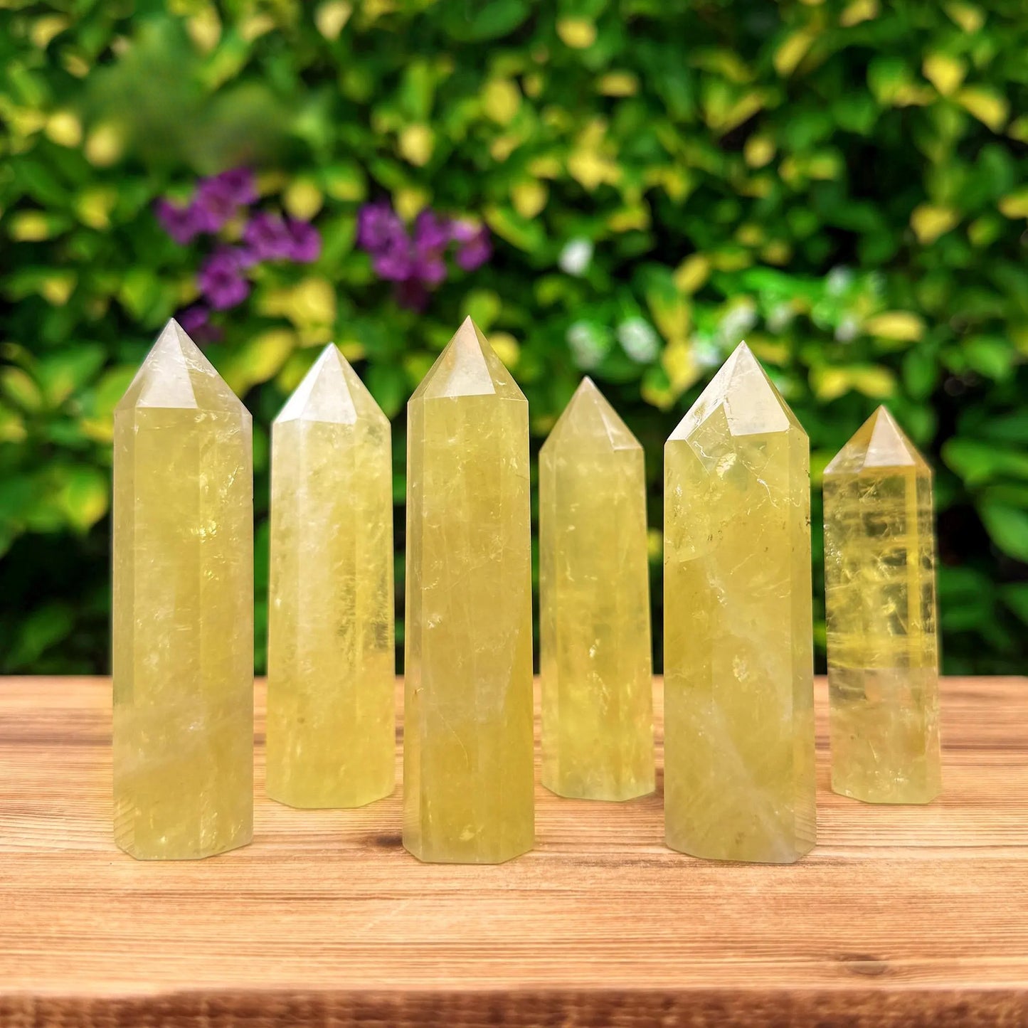 Radiant Natural Citrine Tower Point – Golden Obelisk Wand (November Birthstone)