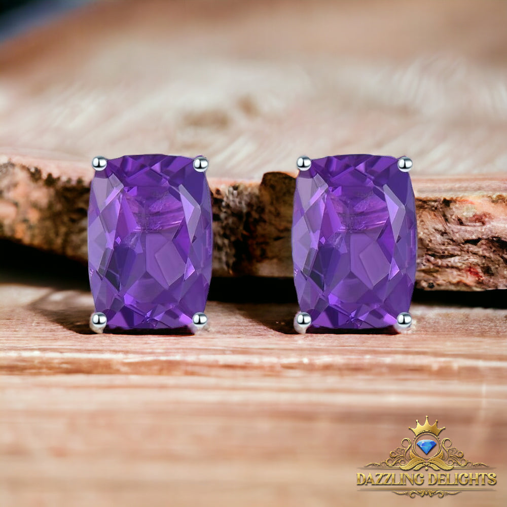 7x5mm Antique Cut Natural Gemstone Stud Earrings - Your Choice of Gemstone - Premium Jewelry from Dazzling Delights - Just $55.95! Shop now at Dazzling Delights