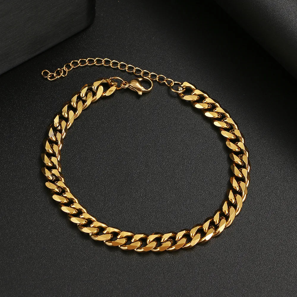 Titanium Cuban Bracelet - Premium Jewelry from Dazzling Delights - Just $28.95! Shop now at Dazzling Delights