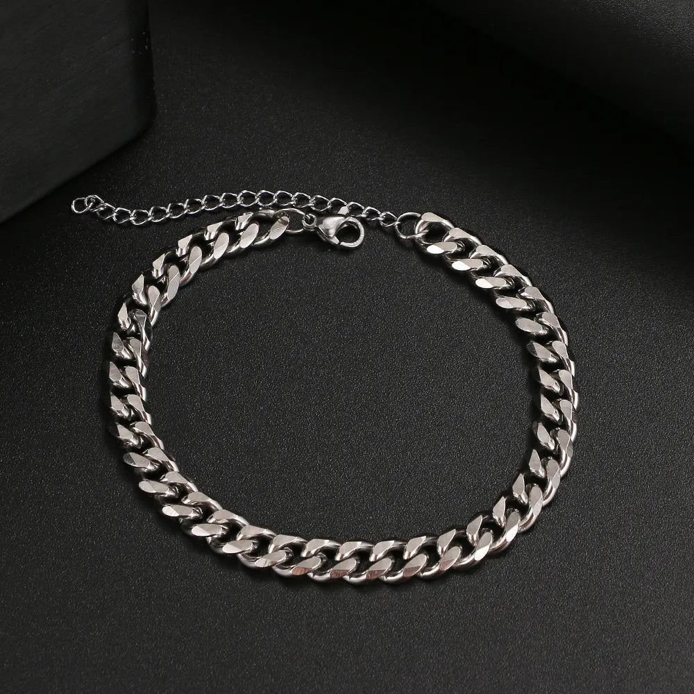 Titanium Cuban Bracelet - Premium Jewelry from Dazzling Delights - Just $28.95! Shop now at Dazzling Delights