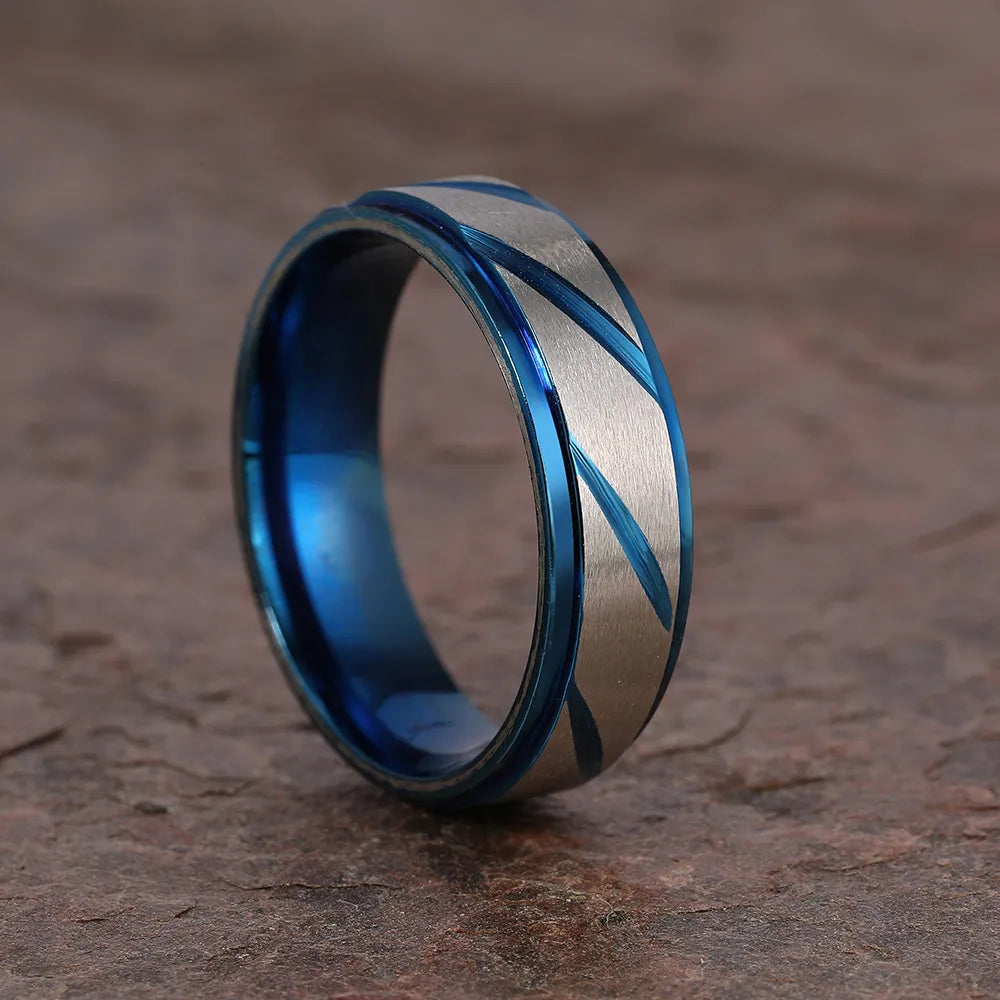 Brushed Titanium Wedding Bands - Premium Jewelry from Dazzling Delights - Just $29.95! Shop now at Dazzling Delights