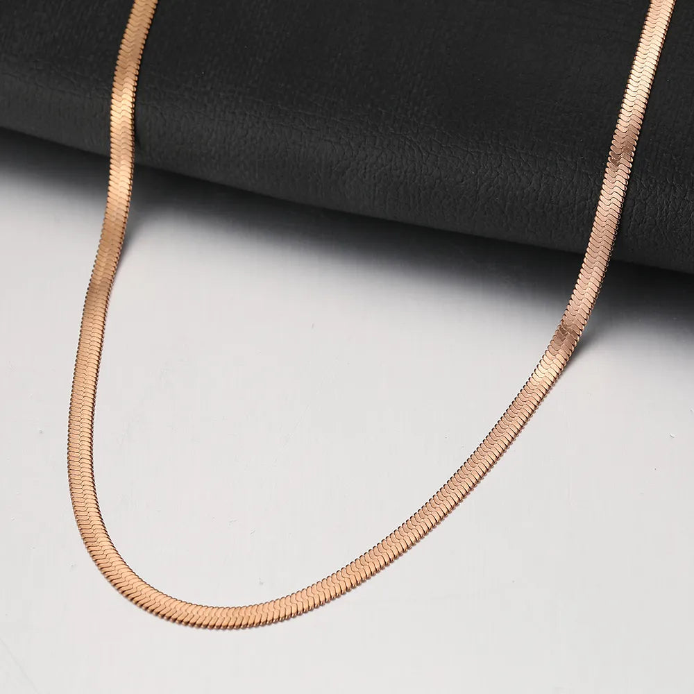 Titanium Snake Herringbone Choker - Premium Jewelry from Dazzling Delights - Just $27.95! Shop now at Dazzling Delights