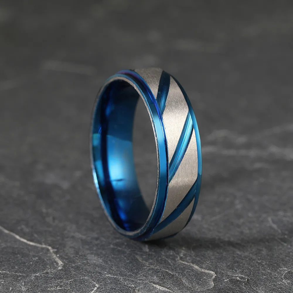 Brushed Titanium Wedding Bands - Premium Jewelry from Dazzling Delights - Just $29.95! Shop now at Dazzling Delights