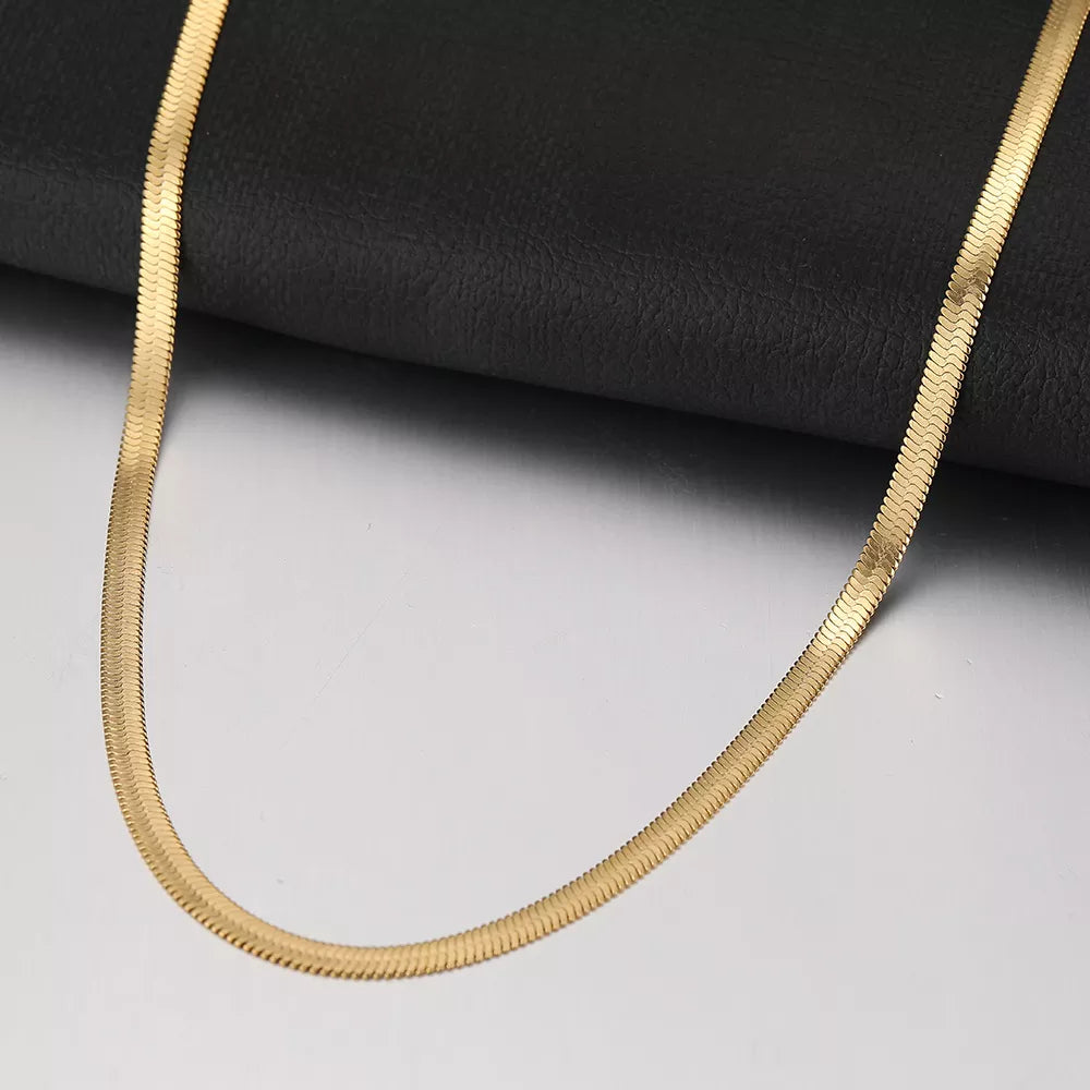Titanium Snake Herringbone Choker - Premium Jewelry from Dazzling Delights - Just $27.95! Shop now at Dazzling Delights