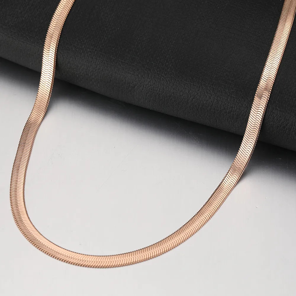 Titanium Snake Herringbone Choker - Premium Jewelry from Dazzling Delights - Just $27.95! Shop now at Dazzling Delights