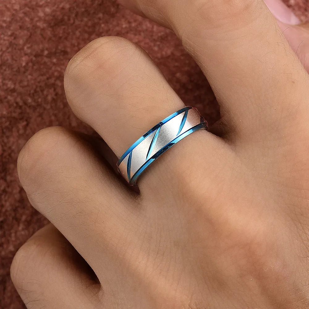 Brushed Titanium Wedding Bands - Premium Jewelry from Dazzling Delights - Just $29.95! Shop now at Dazzling Delights