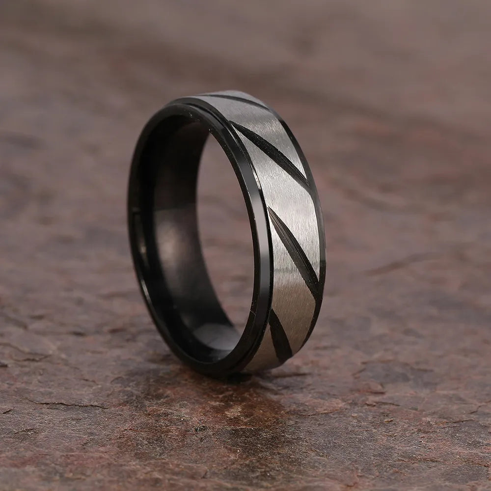 Brushed Titanium Wedding Bands - Premium Jewelry from Dazzling Delights - Just $29.95! Shop now at Dazzling Delights
